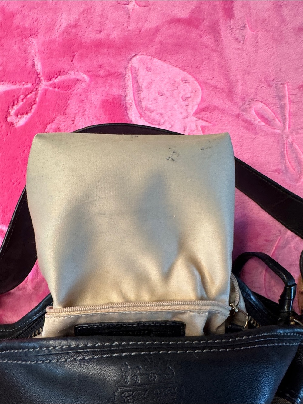 Coach Bleeker Canvas/Leather Duffel Bag - Thick Leather, Heavy Hardware - Picture 4 of 14